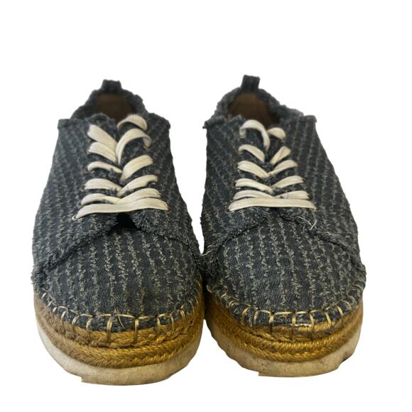 Denim platform sneakers - Picture 4 of 6